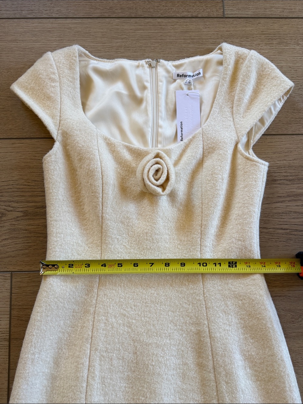 Reformation Zada tweed mini dress size 2 - Picture 5 of 6